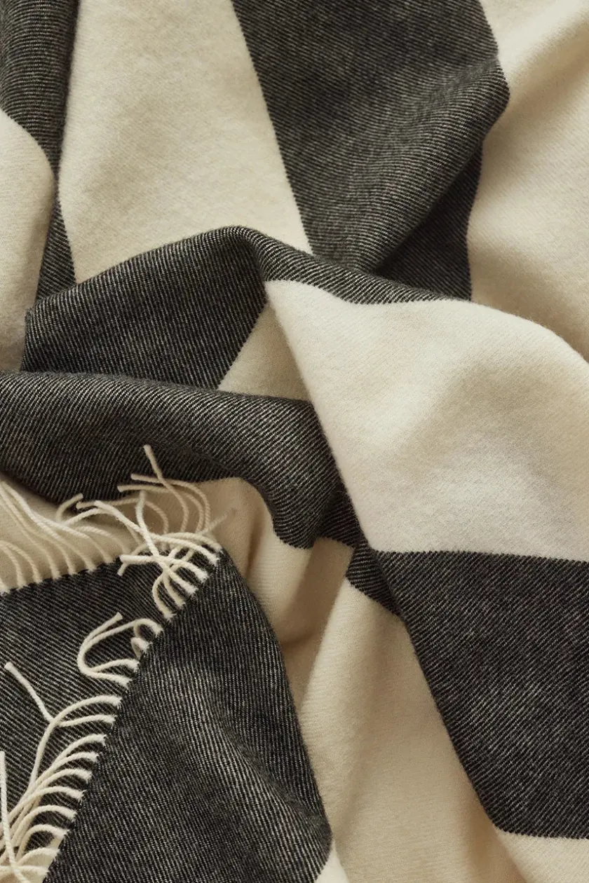 Silkeborg Uldspinderi The Sweater Plaid, golden yellow fra> Puder Og Plaider