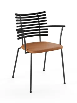 Naver Collection Tiger Armstol, cognac læder fra><noscript><img width=