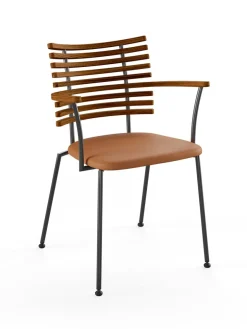 Naver Collection Tiger Armstol, cognac læder fra><noscript><img width=