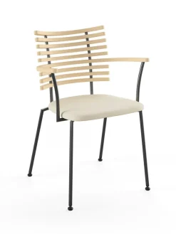 Naver Collection Tiger Armstol, sort læder fra><noscript><img width=