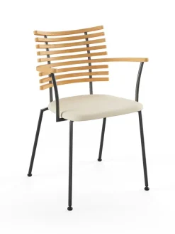 Naver Collection Tiger Armstol, sort læder fra><noscript><img width=