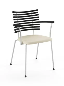 Naver Collection Tiger Armstol, sort læder fra><noscript><img width=