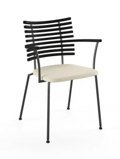 Naver Collection Tiger Armstol, sort læder fra><noscript><img width=