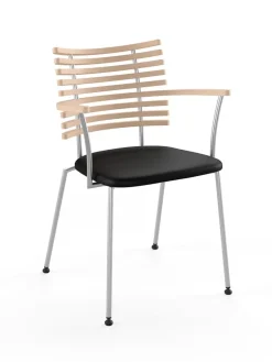 Naver Collection Tiger Armstol, sort læder fra><noscript><img width=
