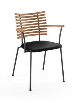 Naver Collection Tiger Armstol, sort læder fra><noscript><img width=