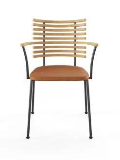 Naver Collection Tiger Armstol, sort læder fra><noscript><img width=