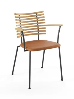 Naver Collection Tiger Armstol, sort læder fra><noscript><img width=