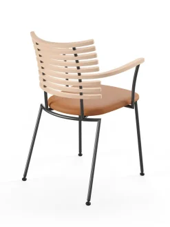Naver Collection Tiger Armstol, sort læder fra><noscript><img width=