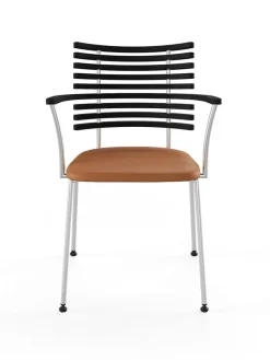 Naver Collection Tiger Armstol, sort læder fra><noscript><img width=