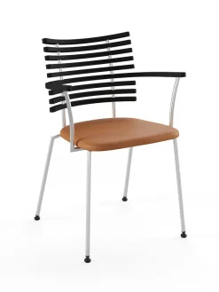 Naver Collection Tiger Armstol, sort læder fra><noscript><img width=