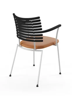 Naver Collection Tiger Armstol, sort læder fra><noscript><img width=