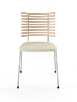Naver Collection Tiger Stol, creme læder fra><noscript><img width=