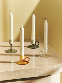 HAY Tiny Candleholder, curved fra> Lysestager