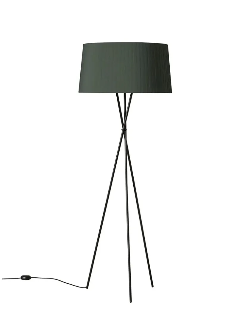 Santa & Cole Tripode Gulvlampe fra Santa and Cole, natural (G5)> Gulvlamper|Spots