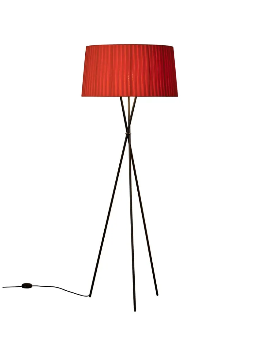 Santa & Cole Tripode Gulvlampe fra Santa and Cole, natural (G5)> Gulvlamper|Spots