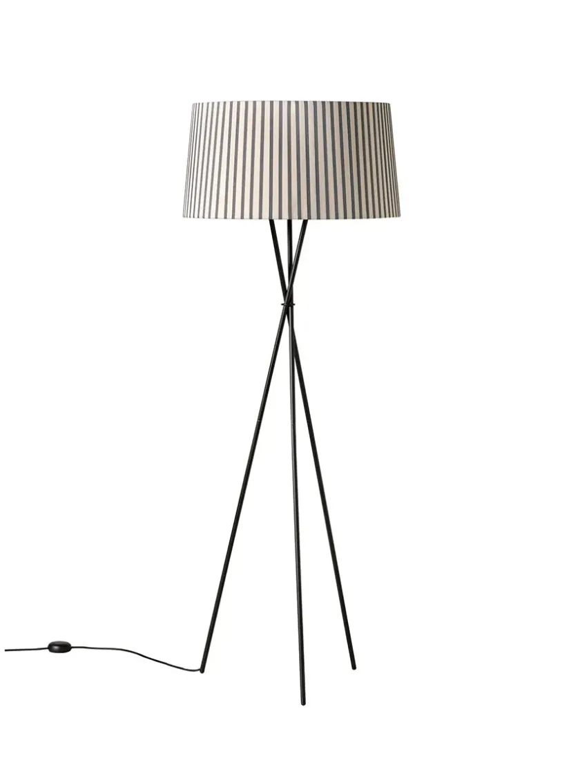 Santa & Cole Tripode Gulvlampe fra Santa and Cole, mustard (G5)> Gulvlamper|Spots