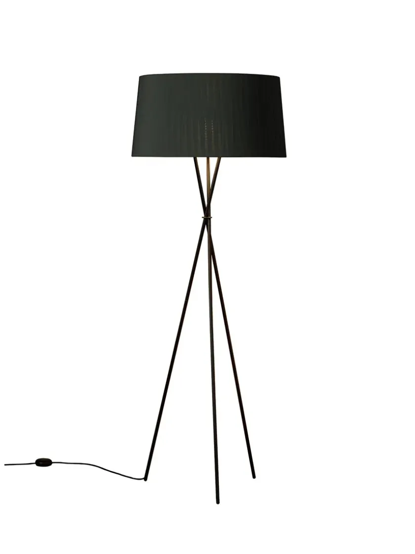 Santa & Cole Tripode Gulvlampe fra Santa and Cole, bretona stripe (G5)> Gulvlamper|Spots