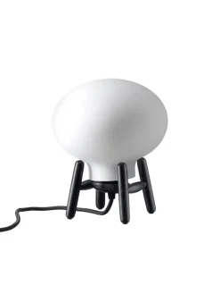 FDB Møbler U6 Mini Hiti Bordlampe, klart glas/sort eg fra><noscript><img width=