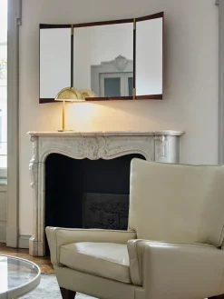 GUBI V11 Lounge Chair, smooth leather cream fra> Lænestole