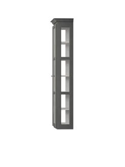Lindebjerg Design Væghængt Vitrineskab Classic V4, hvid fra><noscript><img width=