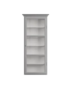 Lindebjerg Design Væghængt Vitrineskab Classic V4, hvid fra><noscript><img width=