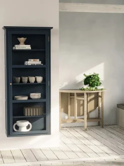 Lindebjerg Design Væghængt Vitrineskab N4, antracit fra><noscript><img width=