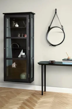 Lindebjerg Design Væghængt Vitrineskab N4, antracit fra><noscript><img width=