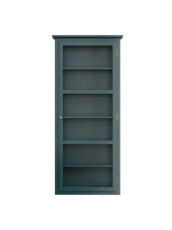 Lindebjerg Design Væghængt Vitrineskab N4, dark oak fra><noscript><img width=