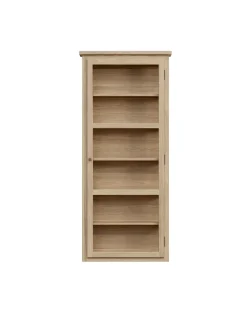 Lindebjerg Design Væghængt Vitrineskab N4, dark oak fra><noscript><img width=