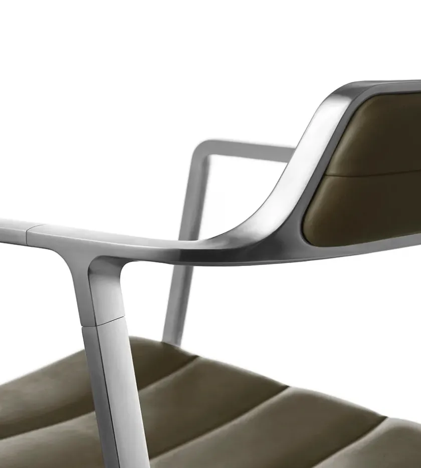 Vipp 452 Swivel Chair, bosco grøn læder fra> Spisebordsstole