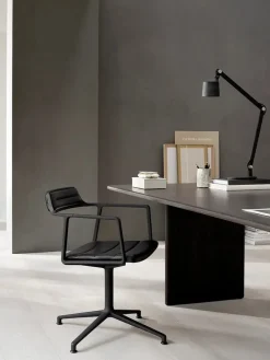 Vipp 452 Swivel Chair, bosco grøn læder fra><noscript><img width=