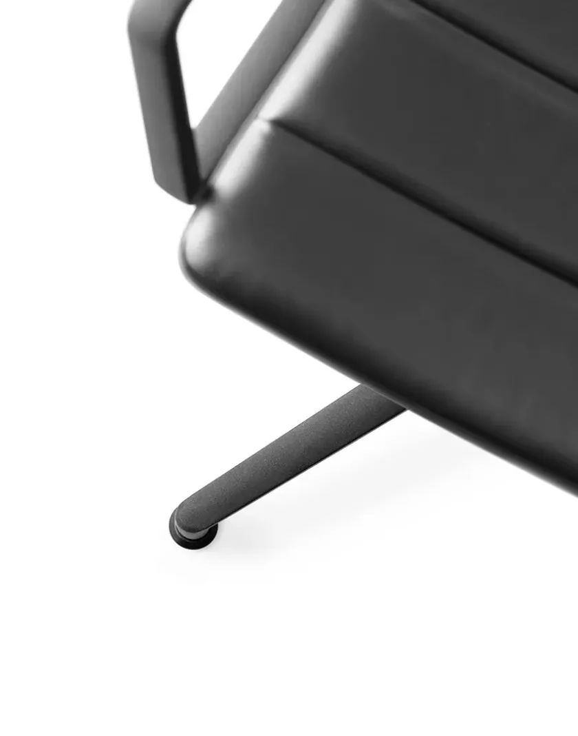 Vipp 452 Swivel Chair, bosco grøn læder fra> Spisebordsstole