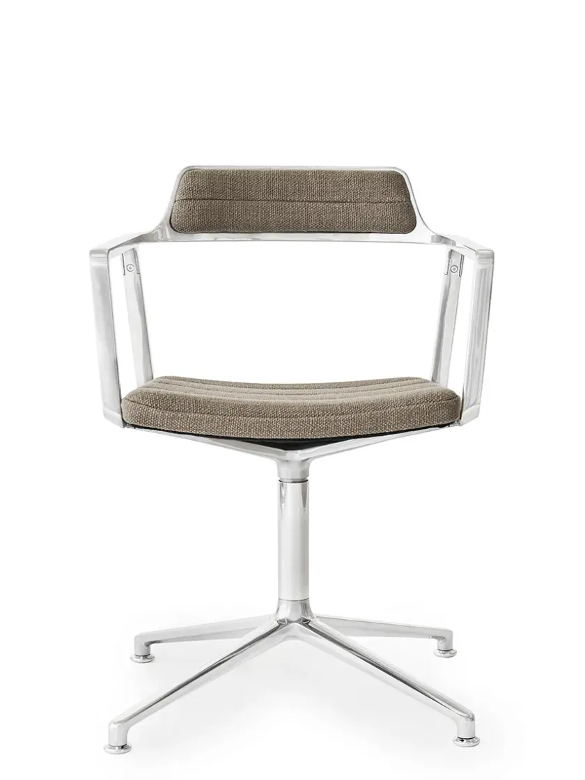 Vipp 452 Swivel Chair, bosco grøn læder fra> Spisebordsstole