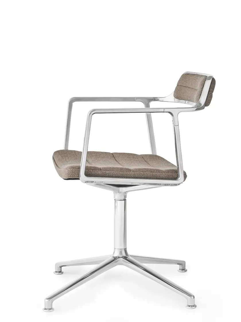 Vipp 452 Swivel Chair, bosco grøn læder fra> Spisebordsstole