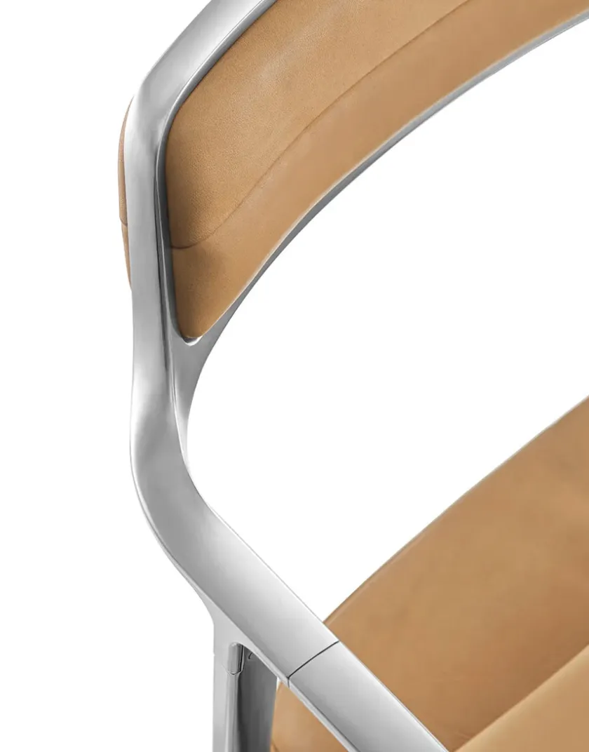 Vipp 452 Swivel Chair, bosco grøn læder fra> Spisebordsstole