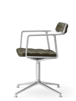Vipp 452 Swivel Chair, bosco grøn læder fra><noscript><img width=