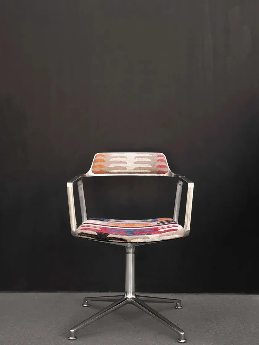 Vipp 452 Swivel Chair, bosco grøn læder fra> Spisebordsstole