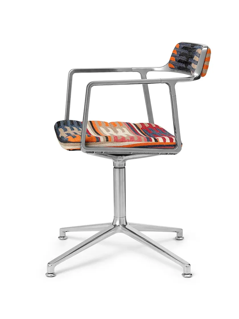 Vipp 452 Swivel Chair, bosco grøn læder fra> Spisebordsstole