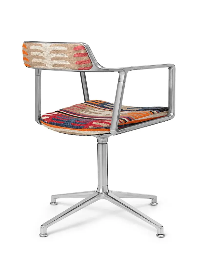 Vipp 452 Swivel Chair, bosco grøn læder fra> Spisebordsstole