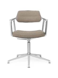 Vipp 453 Swivel+ Chair, dark sand tekstil fra> Kontorstole