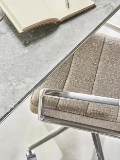 Vipp 453 Swivel+ Chair m/hjul, bosco grøn læder fra><noscript><img width=