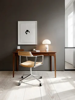 Vipp 452 Swivel Chair m/hjul, bosco grøn læder fra><noscript><img width=