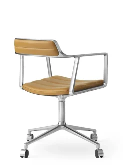 Vipp 452 Swivel Chair m/hjul, dark sand fra><noscript><img width=