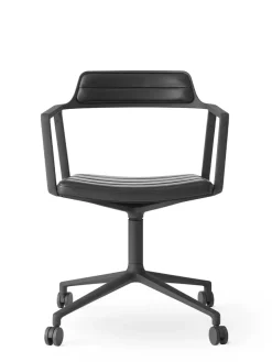 Vipp 452 Swivel Chair m/hjul, dark sand fra><noscript><img width=