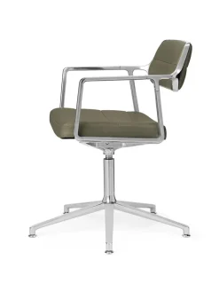 Vipp 453 Swivel+ Chair, sort læder fra><noscript><img width=