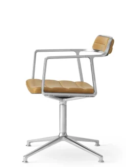 Vipp 452 Swivel Chair, sort læder fra><noscript><img width=