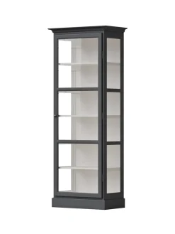 Lindebjerg Design Vitrineskab Classic V1, antracit fra><noscript><img width=