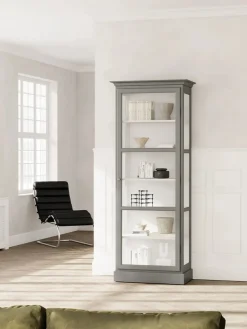 Lindebjerg Design Vitrineskab Classic V1, hvid fra><noscript><img width=