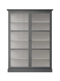 Lindebjerg Design Vitrineskab Classic V2, lys grå fra><noscript><img width=