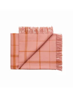 Silkeborg Uldspinderi Warp & Weft Plaid, raw white/lilac fra><noscript><img width=